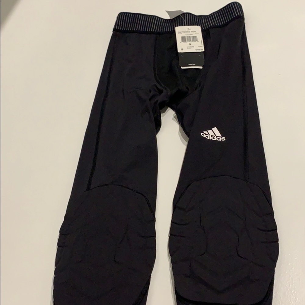 $55 Mens Adidas 3/4 Padded Compression Basketball